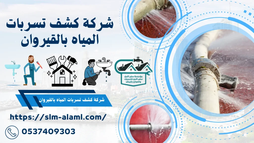 شركة كشف تسربات المياه بالقيروان
